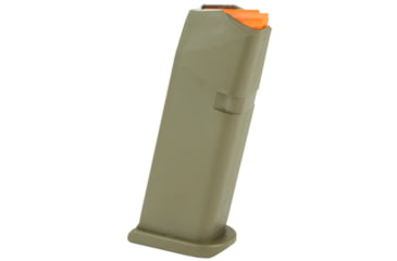 Image of Glock G19/26 Gen5 9mm Luger 15 Round Factory Pistol Magazine, OD Green, 1 Pack, 47460
