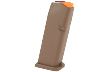 Image of Glock G19/26 Gen5 9mm Luger 15 Round Factory Pistol Magazine, Flat Dark Earth, 1 Pack, 47461