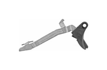 Image of GLOCK OEM Trigger With Trigger Bar Glock 44 Curved Smooth Trigger, Black, GLSP39453