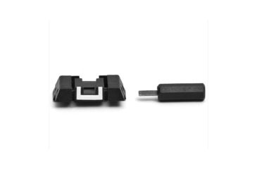 Image of Glock SP05977 and ST06635 Adjustable Rear Sight, White Outline, w/Screwdriver, Polymer, Black GLK5977