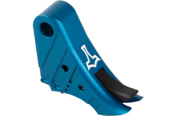 Image of Glockmeister TYR Glock Gen 1-4 Trigger, Anodized, Blue Shoe/Black Safety, TYRBLUBLKS