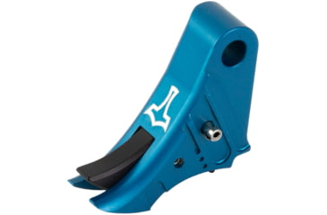 Image of Glockmeister TYR Glock Gen 1-4 Trigger, Anodized, Blue Shoe/Black Safety, TYRBLUBLKS
