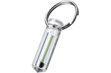 Image of Glow Rhino Ember Glow Fob, Clear Plastic with Green Tritium, EMBER-001-XG