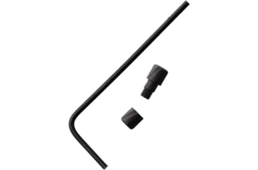 Image of Glow Rhino Rockwall Thumbstud, Single Sided, Black Finish CNC Machined Stainless Construction, TS-ROCKWALL-001-303SS-BN-ZGXX