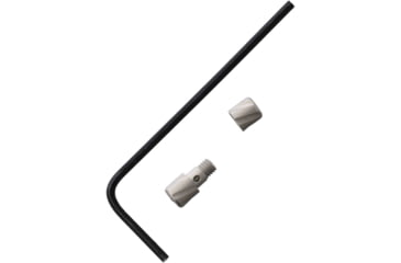 Image of Glow Rhino Rockwall Thumbstud, Single Sided, Satin CNC Machined Stainless Construction, TS-ROCKWALL-001-303SS-SATIN-TG