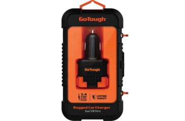Image of Go Tough Car Charger, Dual USB, GT 1000