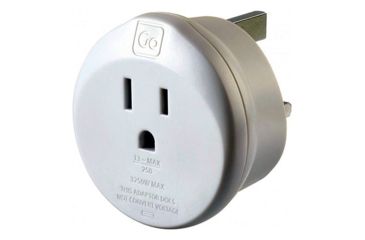Image of Go Travel USA-UK Adapter, White, DES-05549