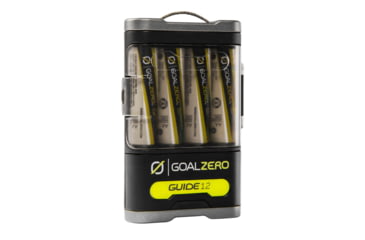 Image of Goal Zero Guide 12 Solar Kit w/ Nomad 5 Solar Panel, Black, 44260