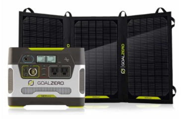 Image of Goal Zero Yeti Solar Generator, 400 Solar Generator Kit with 2 x Nomad 20 43007