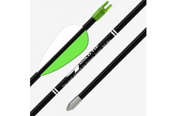 Image of Gold Tip Fiberglass Arrow, Pink 29 inch 2.5 inch Vane Tec Vanes, 3PK, FIBPKA253