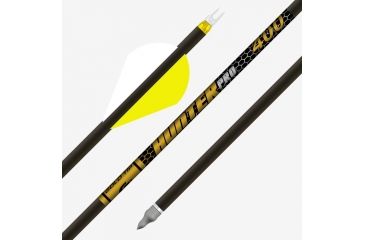 Image of Gold Tip Hunter Pro Arrow 300 4 Fletch, Black, Pack of 6, HPRO300A2746
