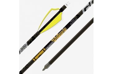 Image of Gold Tip Valkyrie Arrow 300 4 Fletch, Black, Pack of 6, VAL300A2746, EDEMO1