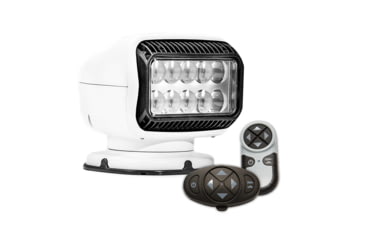 Image of GoLight Radioray GT Series LED Permanent Mount Searchlight w/ Wireless Dash Mount Remotes, White, 20074GT