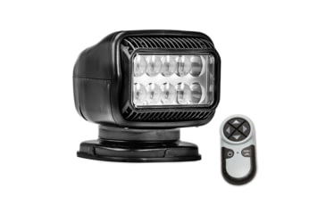 Image of GoLight Radioray GT Series LED Permanent Mount Searchlight w/ Wireless Handheld Remote, Black, 20514GT