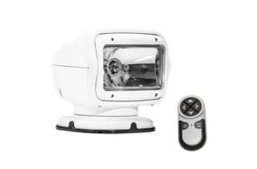 Image of GoLight 2000GT White Halogen 225,000 Candela Searchlight w/ Wireless Handheld Remote, White, 2000GT