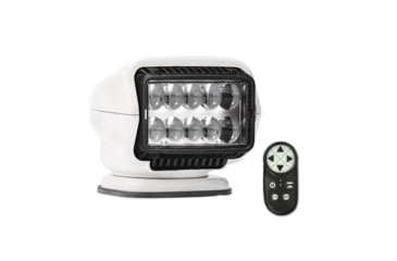 Image of GoLight Stryker ST Series 544,000 Candela LED Permanent Mount Searchlight w/ Wireless Handheld Remote, White, 30004ST