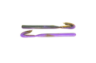 Image of Googan Squad Blazin Worm, 6in, Green Pumpkin Purple, GBW-GPU