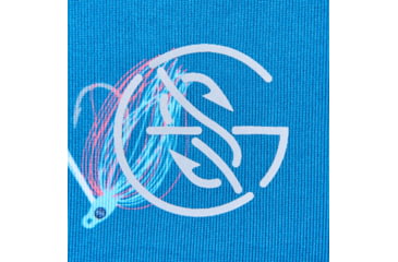 Image of Googan Squad Blue Tossed Jig Hooded Long-Sleeve Shirt w/Mesh Back - Mens, 2XL, GS086-2XL