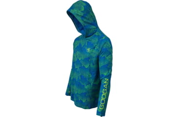 Image of Googan Squad Crappie School Full Mesh Hooded Long-Sleeve Shirt - Mens, 2XL, GS243-2XL