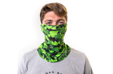 Image of Googan Squad Googan Fish Camo Gaiter - Mens, One Size, GS028