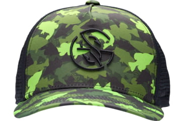 Image of Googan Squad Googan Fish Camo Perforated Snapback - Mens, One Size, GS020