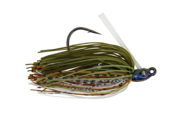 Image of Googan Squad Grass Hero Skirtied Jig, 1/4 oz 4/0 Hook, Bluegill, 10-20-GGS-10004N
