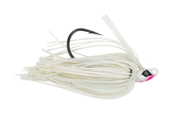 Image of Googan Squad Grass Hero Skirtied Jig, 3/8 oz, 4/0 Hook, White, 10-20-GGS-10004R