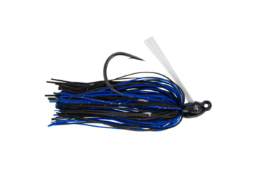 Image of Googan Squad Grass Hero Skirtied Jig, 3/16 oz, 4/0 Hook, Black &amp; Blue, 10-20-GGS-10004F