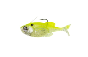 Image of Googan Squad Guppy Swimbait, 3.8in, 1/4 oz, Chartreuse Pearl, GBG-3814-CHP