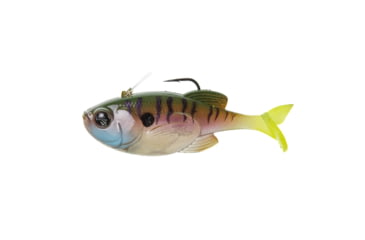 Image of Googan Squad Guppy Swimbait, 3.8in, 1/4 oz, Ghost Gill, GBG-3814-GHG