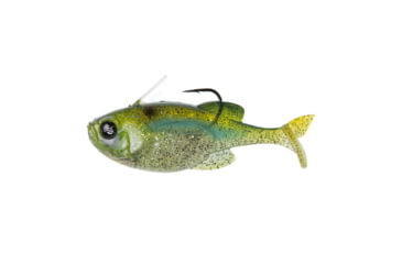 Image of Googan Squad Guppy Swimbait, 3.8in, 1/4 oz, Threadfin Shad, GBG-3814-TFS