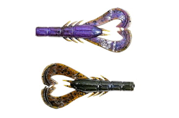 Image of Googan Squad Krackin Craw, 3in, Green Pumpkin Pearl, GKC-3-GPU