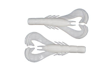 Image of Googan Squad Krackin Craw Creature Bait, 8, 3in, Pearl, GKC-3-PRL