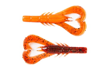 Image of Googan Squad Krackin Craw Creature Bait, 7 Pack, 4in, Flamin Hot, GKC-FLM