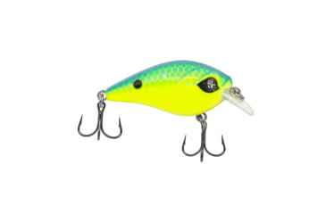 Image of Googan Squad Micro Banger Hard Bait, 1.5in, 1/8 oz, Chartreuse Blue, 10-01-GGS-10001AK
