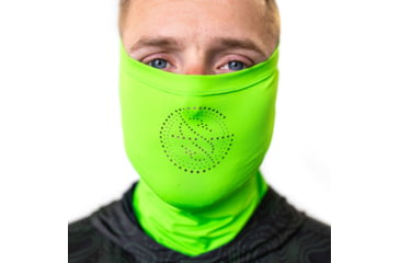 Image of Googan Squad Midnight Topo Hooded Long-Sleeve Shirt w/Green Gaiter - Mens, X-Large, GS009-XL