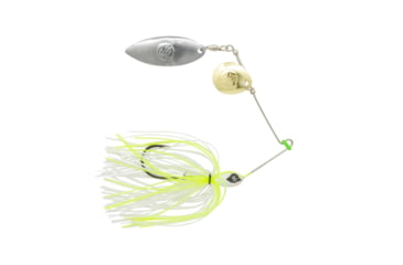 Image of Googan Squad Mini Zinger Spinnerbait, 1/4 oz, Chartreuse White, 10-15-GGS-10000M