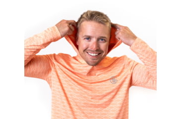 Image of Googan Squad Peachy Bandito Hooded Long-Sleeve Shirt - Mens, Large, GS005-L