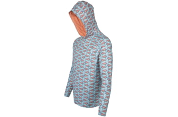 Image of Googan Squad Water Color Banger Mesh Hooded Long-Sleeve Shirt - Mens, Small, GS233-S