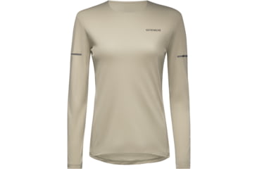 Image of Gorewear GOREWEAR Contest 2.0 Long Sleeve Tee Womens in Tech Beige Medium 8-10 Slim fit, 101073-BG00-40