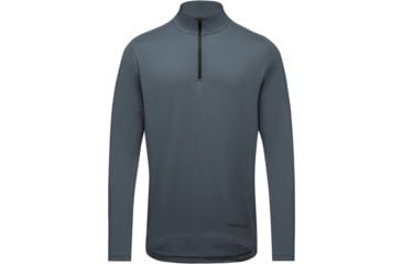 Image of Gorewear GOREWEAR Everyday Mid 1/4 Zip Mens in Lab Graphite Large Regular fit Moisture Wicking, 101093-BZ00-XL