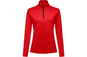 Image of Gorewear GOREWEAR Everyday Mid 1/4 Zip Womens in Lab Red XS 0-2 Regular fit Moisture Wicking, 101094-DC00-36