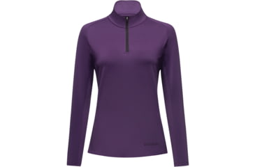 Image of Gorewear GOREWEAR Everyday Mid 1/4 Zip Womens in Purple Indigo Medium 8-10 Regular fit Moisture Wicking, 101094-DE00-40