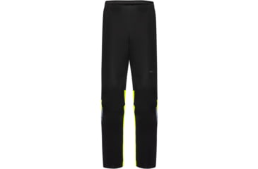 Image of Gorewear GOREWEAR GLIDEWHEEL GORE-TEX Cycling Pants Mens in Black/Neon Yellow Small Regular fit Waterproof, 101171-9908-M