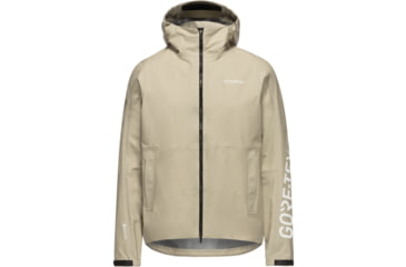 Image of Gorewear GOREWEAR LUPRA 2.0 GORE-TEX LE1 Hooded Cycling Jacket Mens in Tech Beige XL Regular fit Waterproof, 101244-BG00-XL