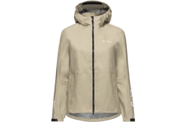 Image of Gorewear GOREWEAR LUPRA 2.0 GORE-TEX LE1 Hooded Cycling Jacket Womens in Tech Beige XS Regular fit Waterproof, 101243-BG00-XS