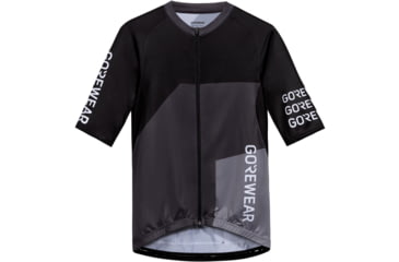 Image of Gorewear GOREWEAR SPINSHIFT Colorblock Cycling Jersey Mens in Black Small Form fit, 101329-9900-M