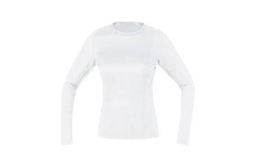 Image of Gorewear GOREWEAR Womens M Base Layer Thermo Long Sleeve Shirt in White 2XS Slim fit, 100315-0100-34