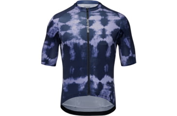 Image of GOREWEAR SPINSHIFT Shibori Cycling Jersey Mens in Orbit Blue/White XS Form fit 94EBAE6F, 101223-AU01-S