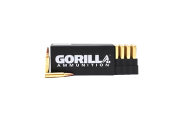 Image of Gorilla Ammunition Cosmetic Blem .223 Remington 77 Grain Sierra MatchKing Open Tip Match Brass Cased Rifle Ammo, 20 Rounds, Cooper, Box, 3F9F8FD4_CH